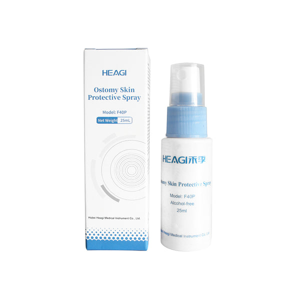 HEAGI Ostomy Skin Barrier Spray | No-Alcohol No-Sting | Stoma Care Supplies | 25ml Bottle