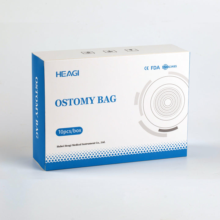 HEAGI 1951 10PCS Urostomy Bags, One Piece Stoma Bag for Urine Anti-backflow Urostomy Bag Suppliers, 15-45mm Cut-to-Fit Drainable Pouch Ostomy Stoma Bags for Ileostomy Stoma Care - HEAGI - Colostomy bags Specialist