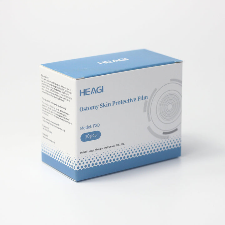 HEAGI F8D 30pcs Barrier Wipes for Ostomy, Sting Free Skin Barrier Ostomy Skin Film Wipes Skin Prep Protective Wipes Colostomy Ostomy Stoma Care bag Supplies Accessories (Box of 30 Pieces) - HEAGI - Colostomy bags Specialist